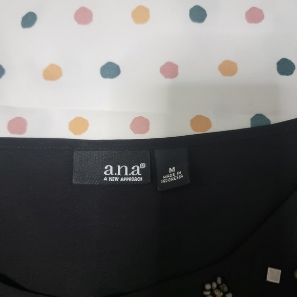 A.N.A. Medium Beaded 3/4 Sleeve Blouse - Picture 8 of 14